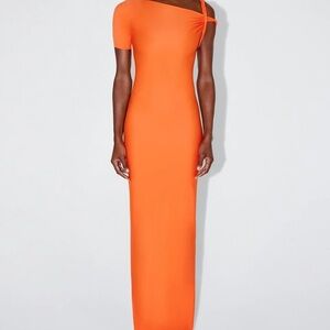 KHY Orange Twist Maxi Dress NWT
